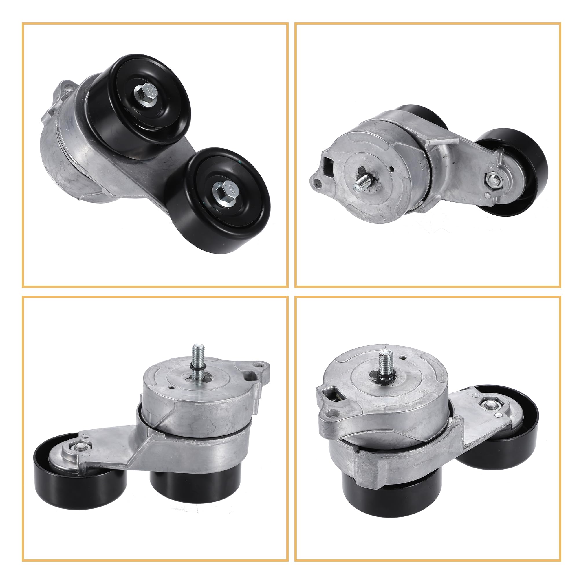 X AUTOHAUX pulley in Ridgeline under-hood, keeps belt at correct tension.