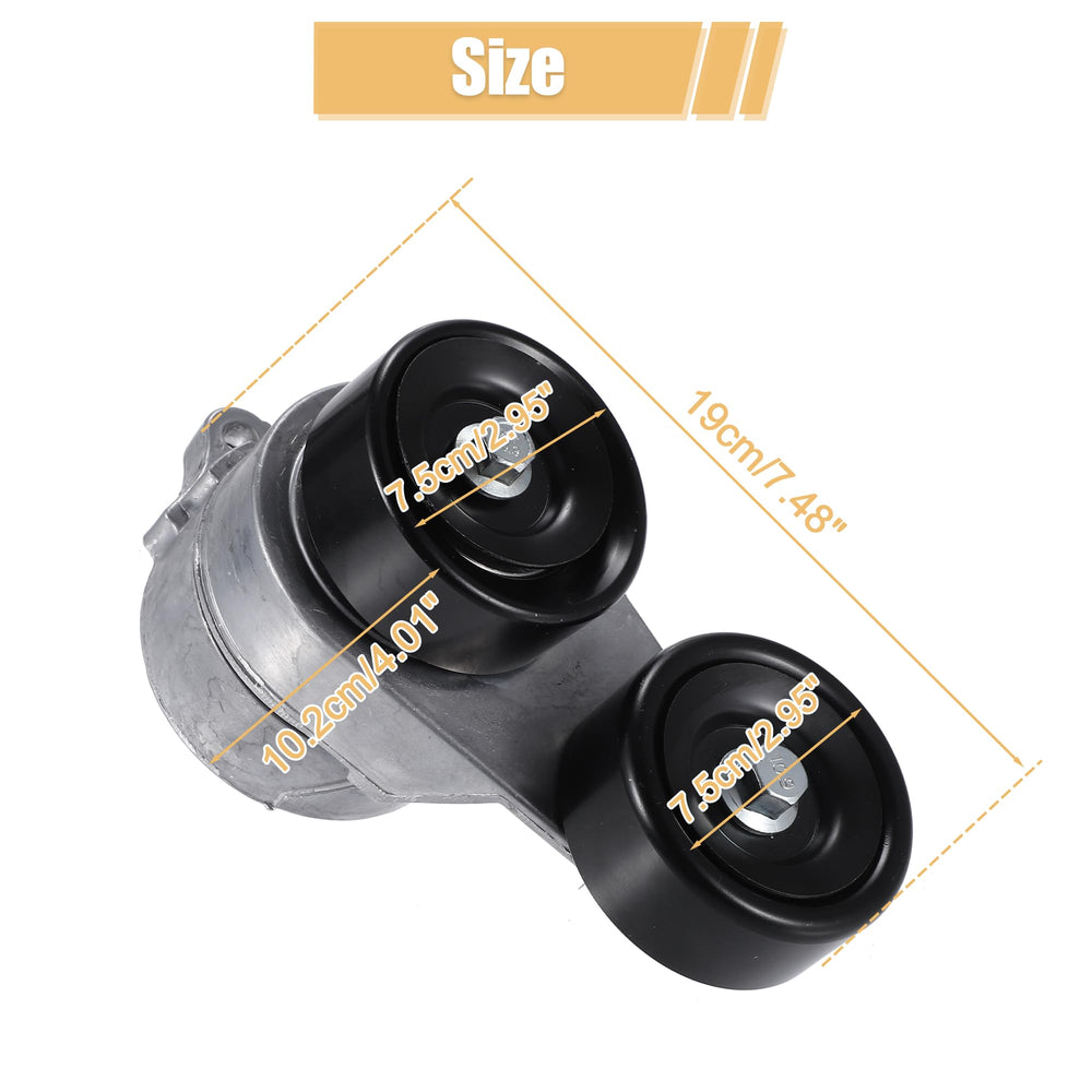 X AUTOHAUX drive belt tensioner package, ready replacement for multiple models.