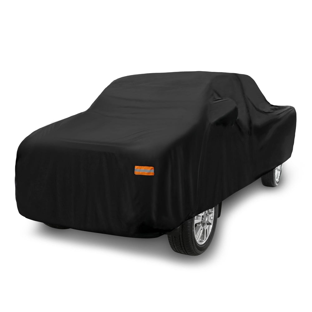 X AUTOHAUX Tacoma pickup cover front view protects from sun and rain