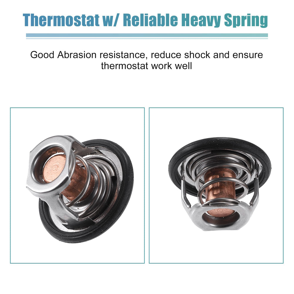 Installation-ready shape of X AUTOHAUX UTV thermostat aids easy mounting.