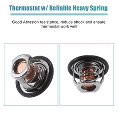 Installation-ready shape of X AUTOHAUX UTV thermostat aids easy mounting.