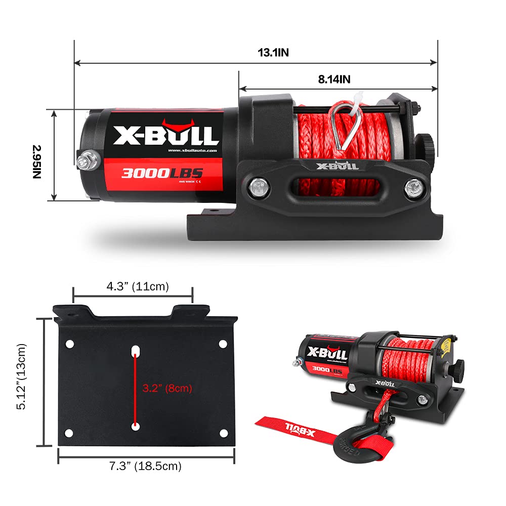 X-BULL mounting plate on ATV/UTV for installation