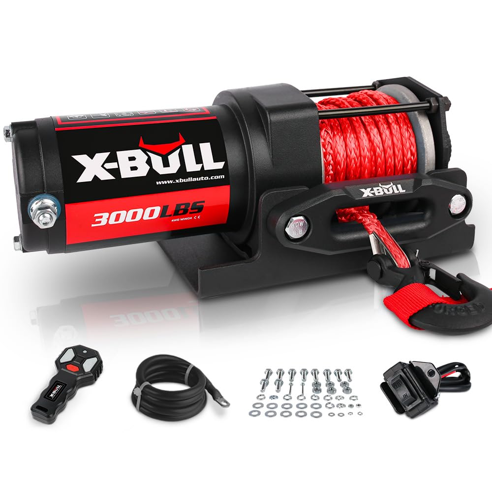 X-BULL winch in action on rugged terrain