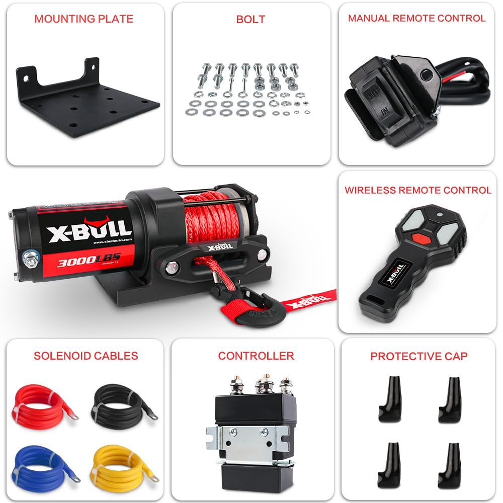 X-BULL waterproof, powder-coated housing resists corrosion