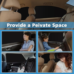 XCBYT rear-left shade provides sun protection during long trips.