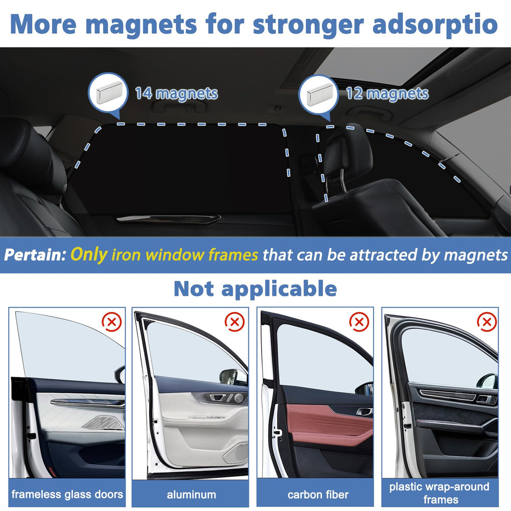 XCBYT rear-right shade enhances privacy while parked.