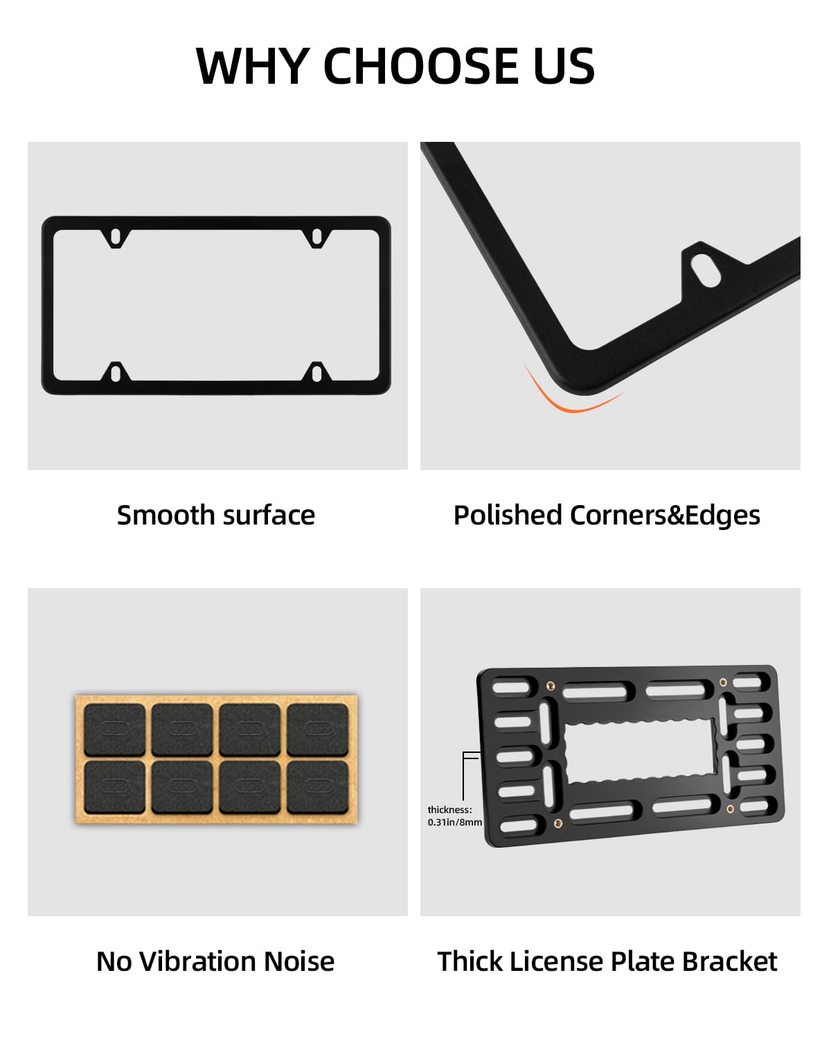 XCLPF ABS black appearance blends with vehicle design