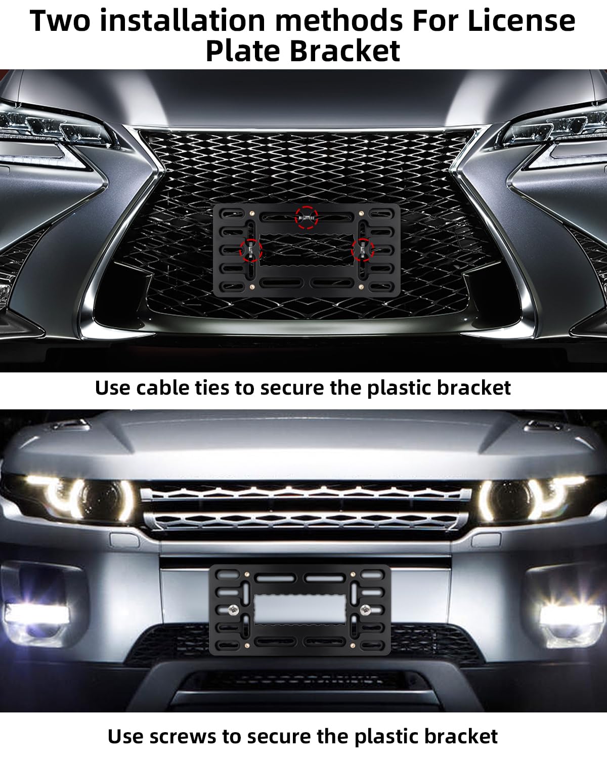 XCLPF universal bumper mount adapter expands fit