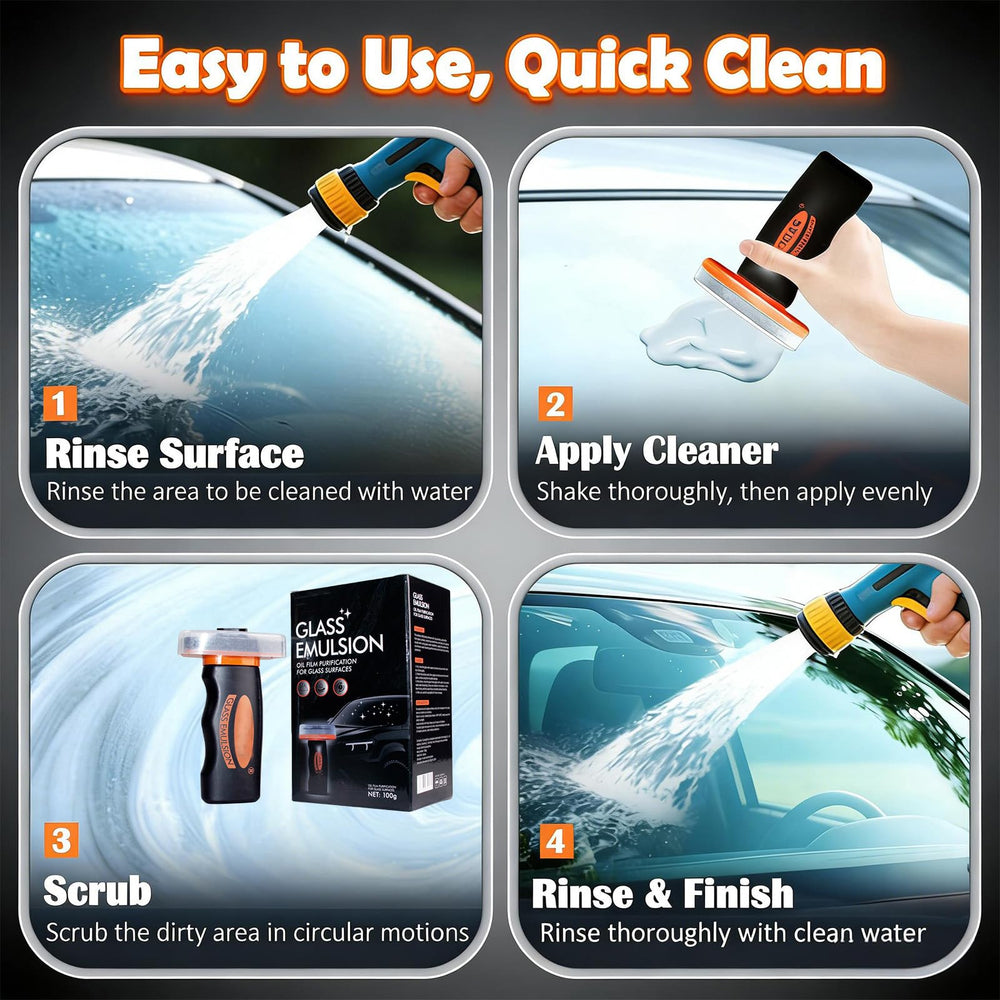 XFYVIK Windshield clarity after cleaning enhances night visibility.
