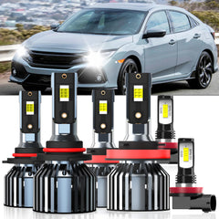 XG Glitter Honda Civic 9005 high-beam bulbs for brighter night driving.