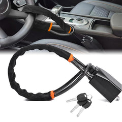 XGWZ DualGuard steering lock with collapsible 17-inch bar deters theft