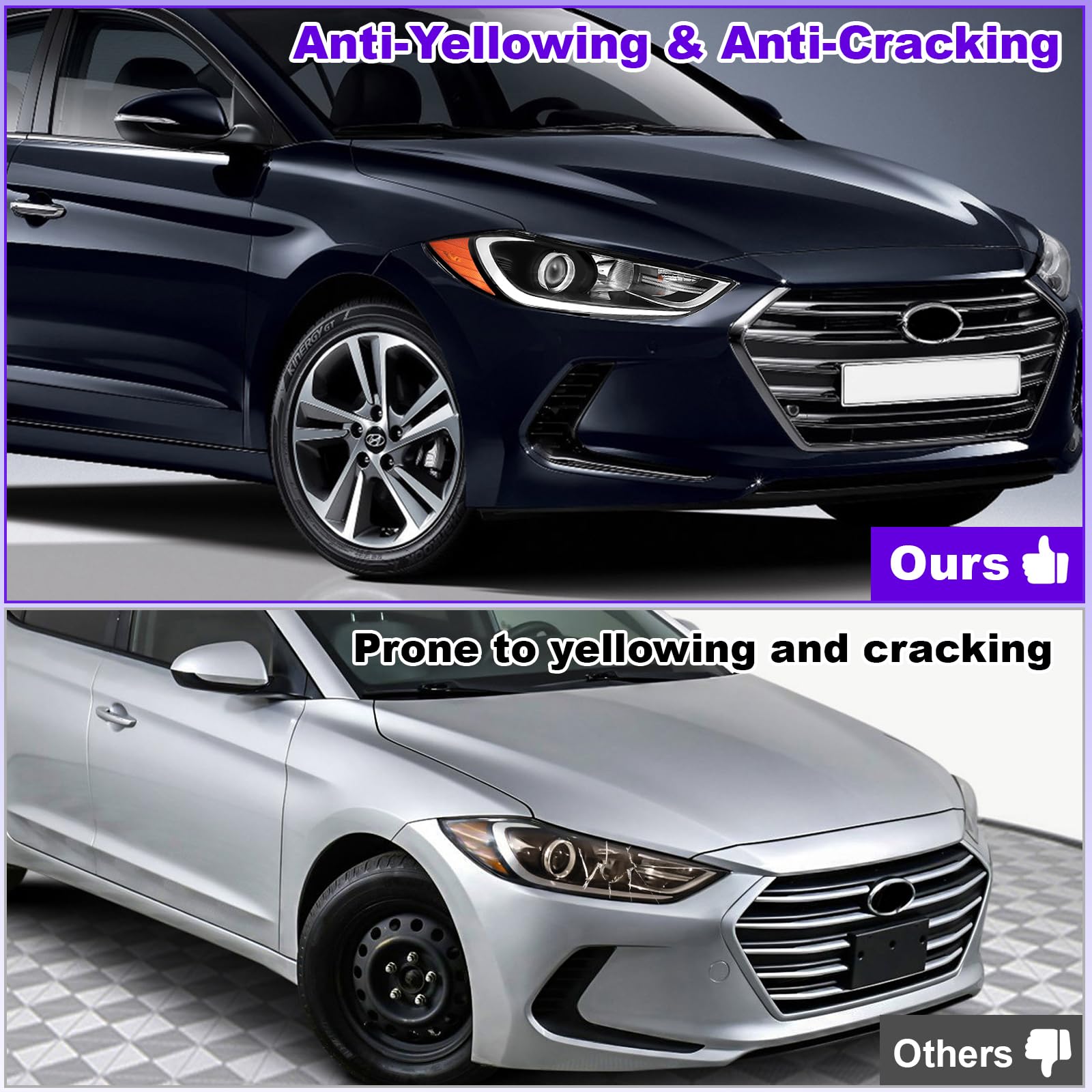 XGWZ Elantra 2017-2018 headlight package including left and right units