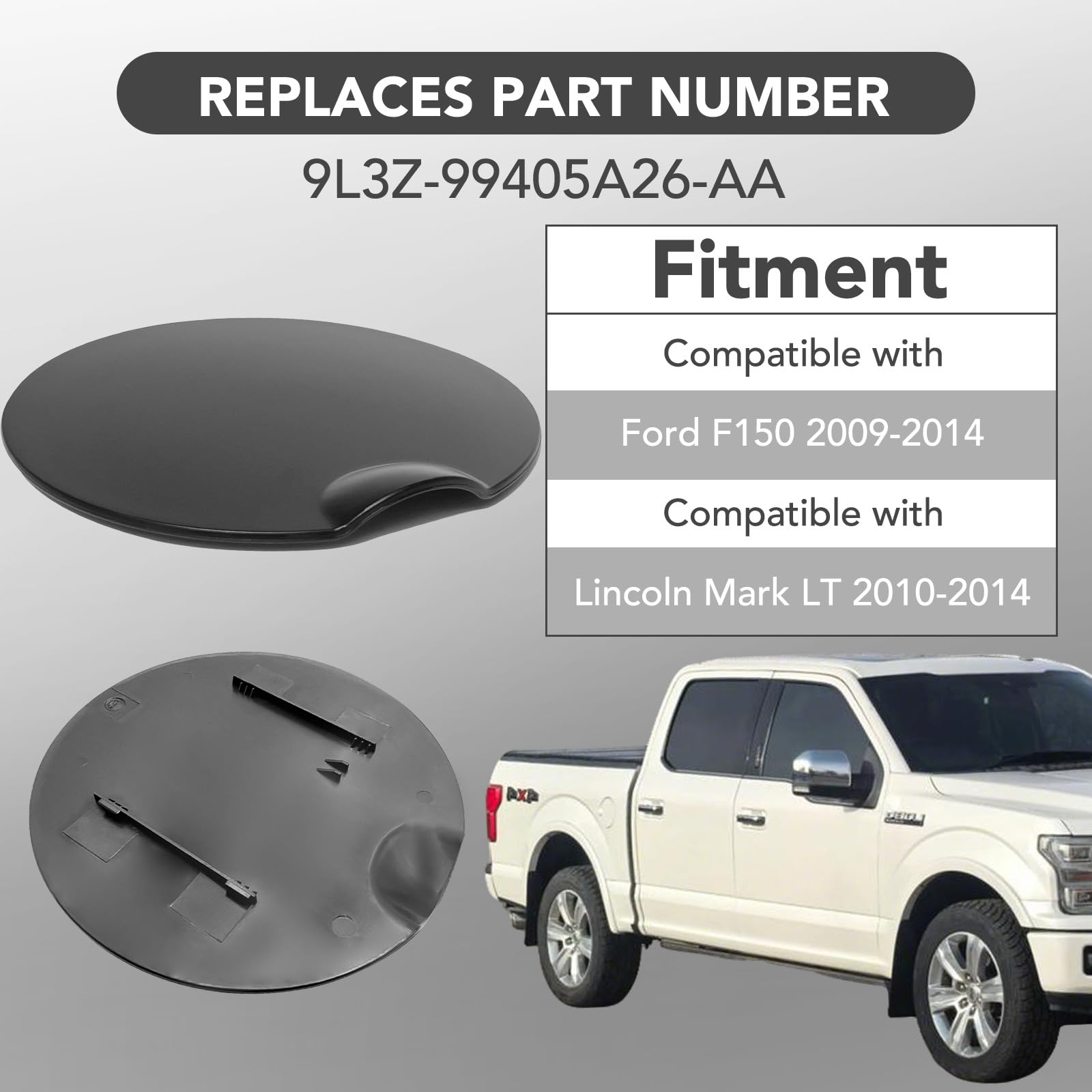 XHEIN fuel-tank-filler-door-cap for Lincoln Mark LT 2010-2014 ensures secure seal.