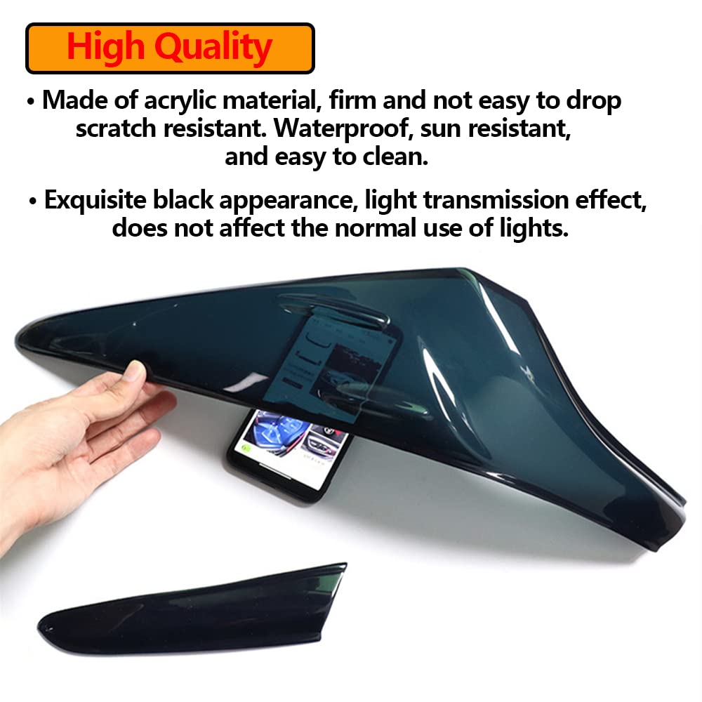 Xhfarce tail light bezel provides durable, sun resistant protection