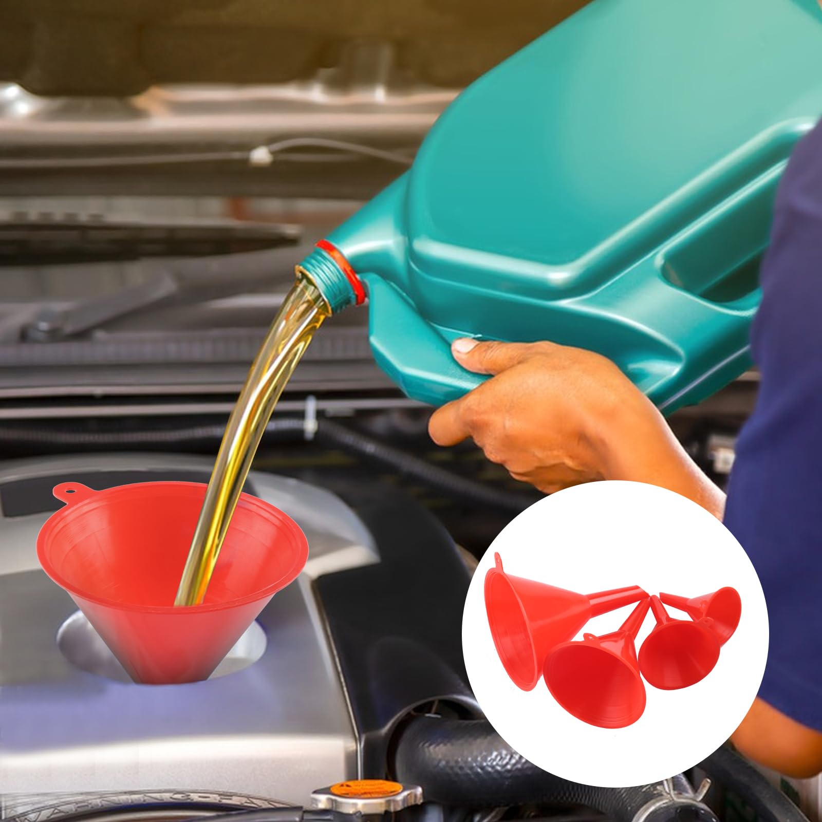 XhjzgcTech black snap draining tool enables quick drainage.