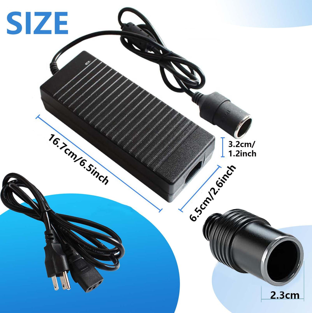 Xhorse converter in car use powering tire inflator and other 12V gear.