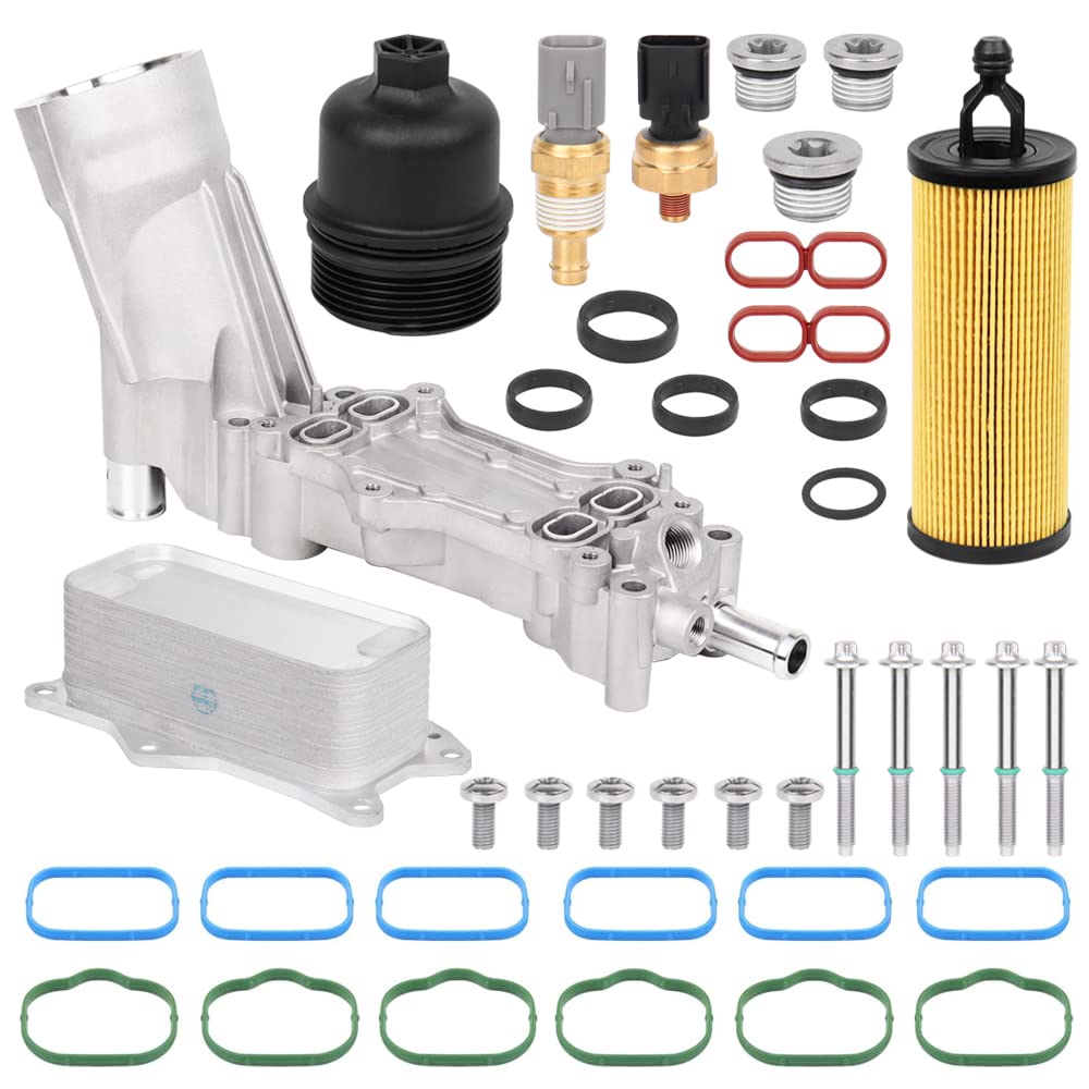 XIAORENWU oil cooler assembly for 3.6L engines boosts cooling efficiency