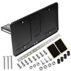 XIAOYOUZZZ universal front license frame front view with flip-up display for quick access