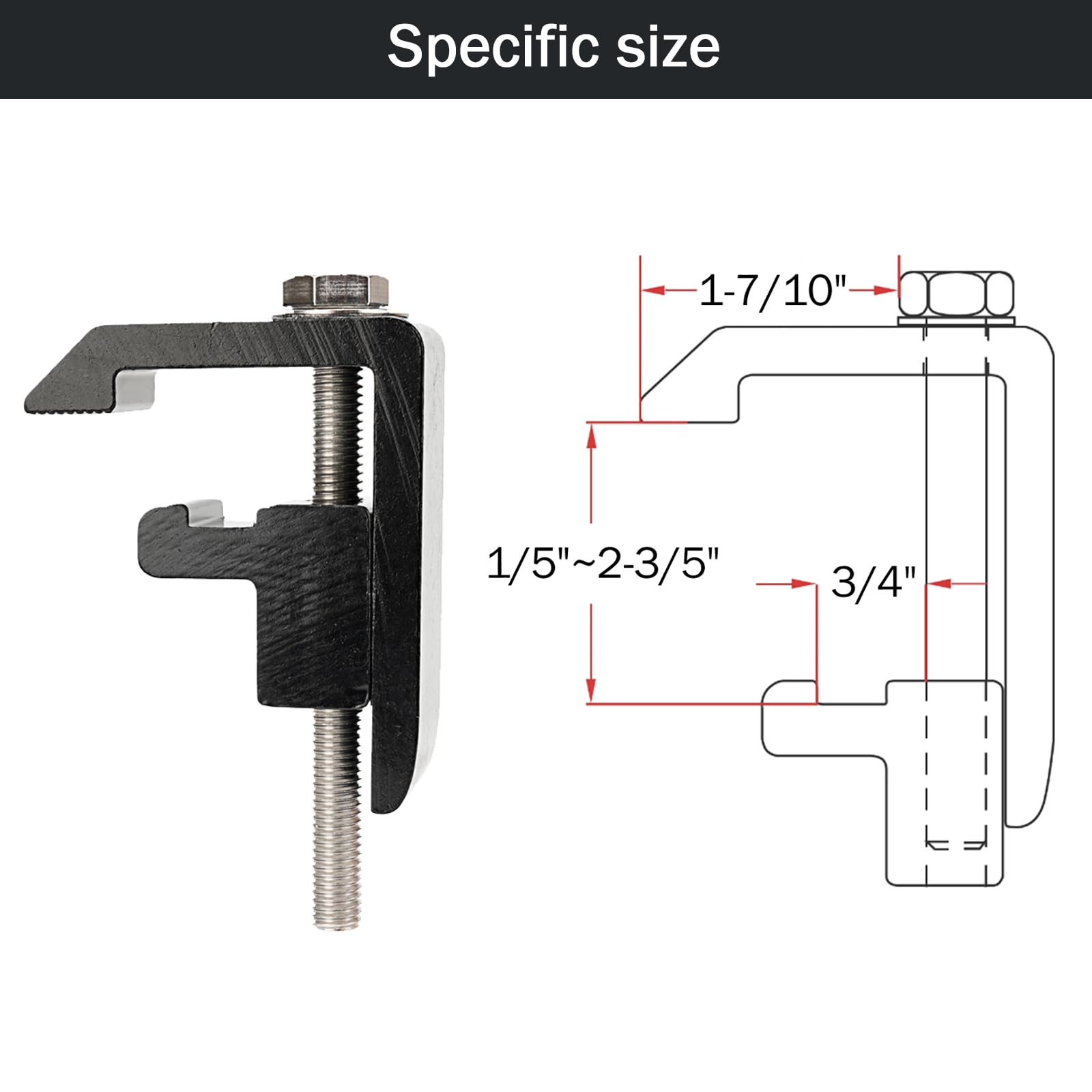 Xiaoyudou P-AC-04N clamps in packaging for easy replacement
