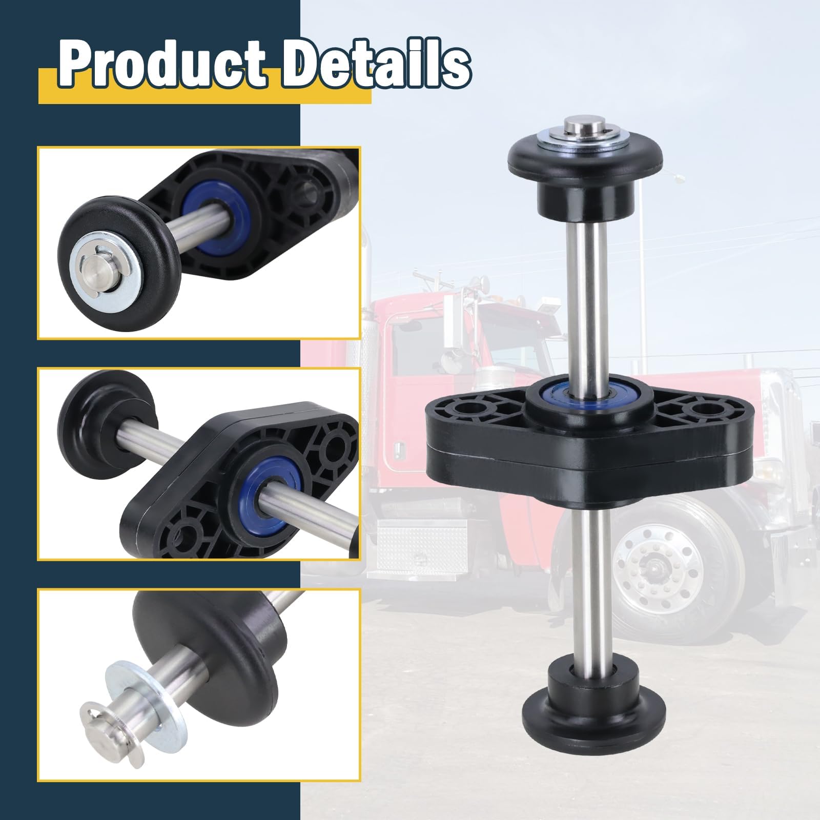Xiaoyudou exhaust assembly includes washers and E-clips for quick installation.