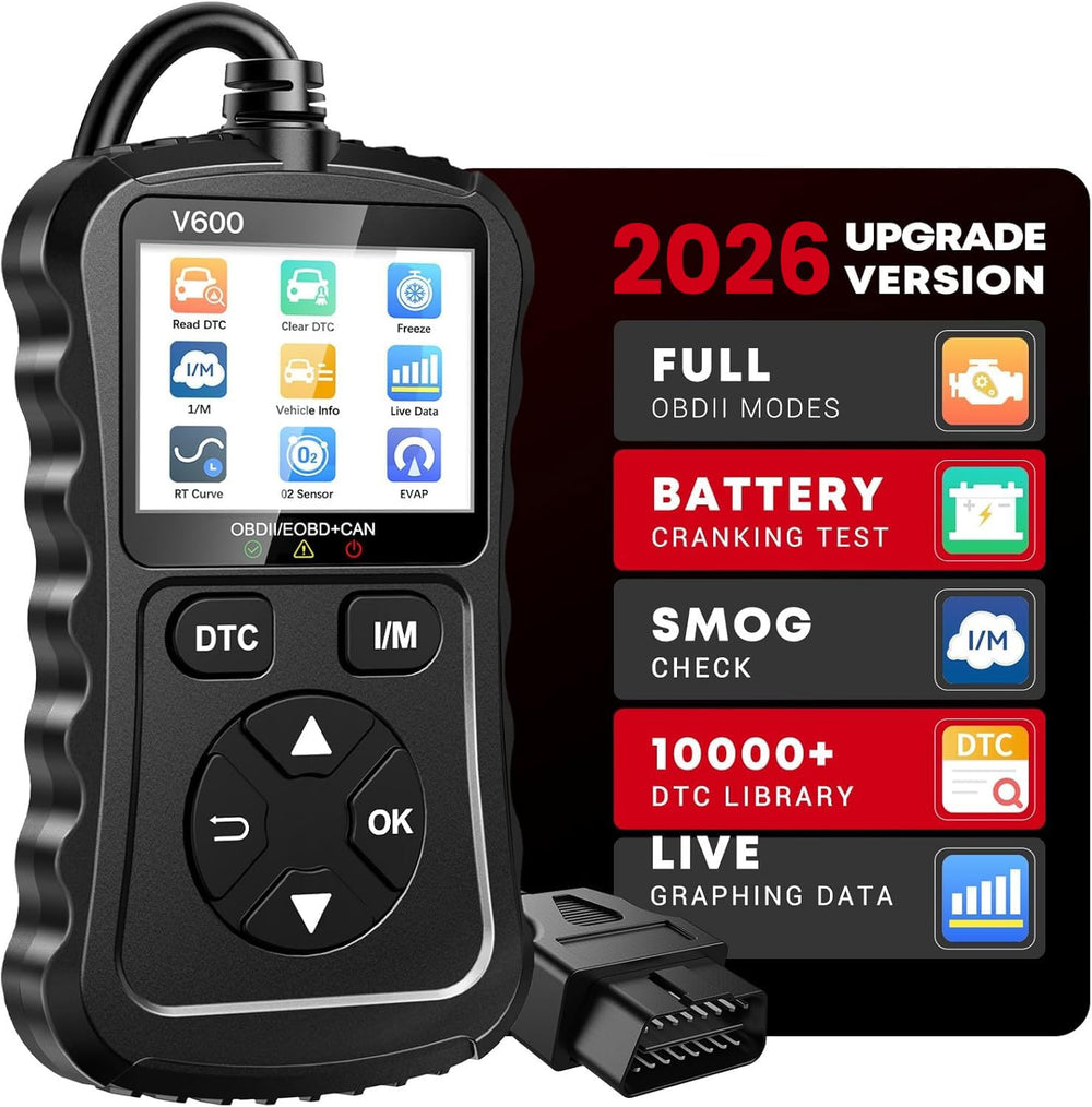 XIAUODO OBD2 scanner housing — durable non-slip design for easy handling.