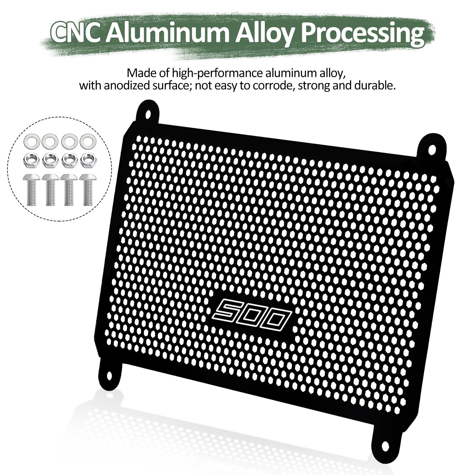 XIDAODIT aluminum guard closeup shows lightweight strength and premium finish.