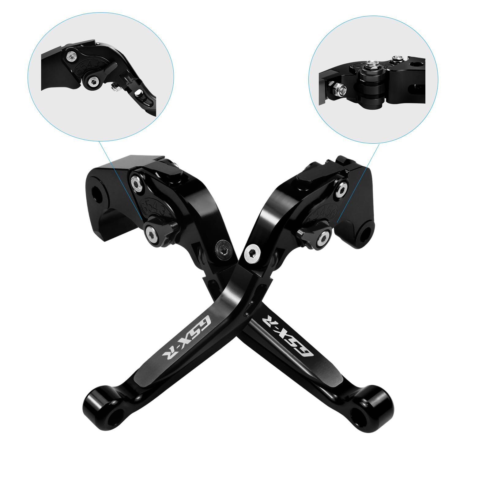 XIDAODIT GSXR lever set includes brake and clutch for full replacement.