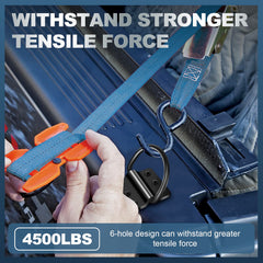 XIEKRAB ten-pack D-Ring set for versatile cargo securing