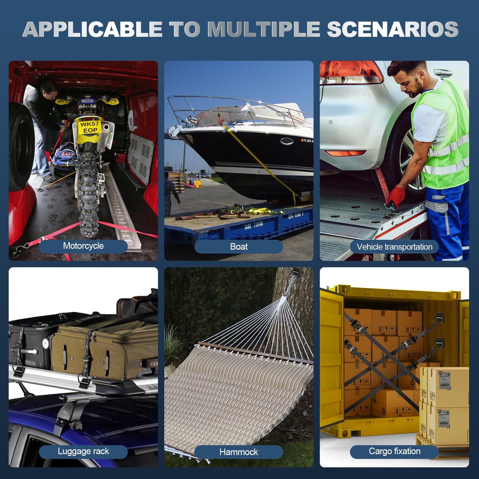XIEKRAB D-Ring on a trailer securing cargo safely