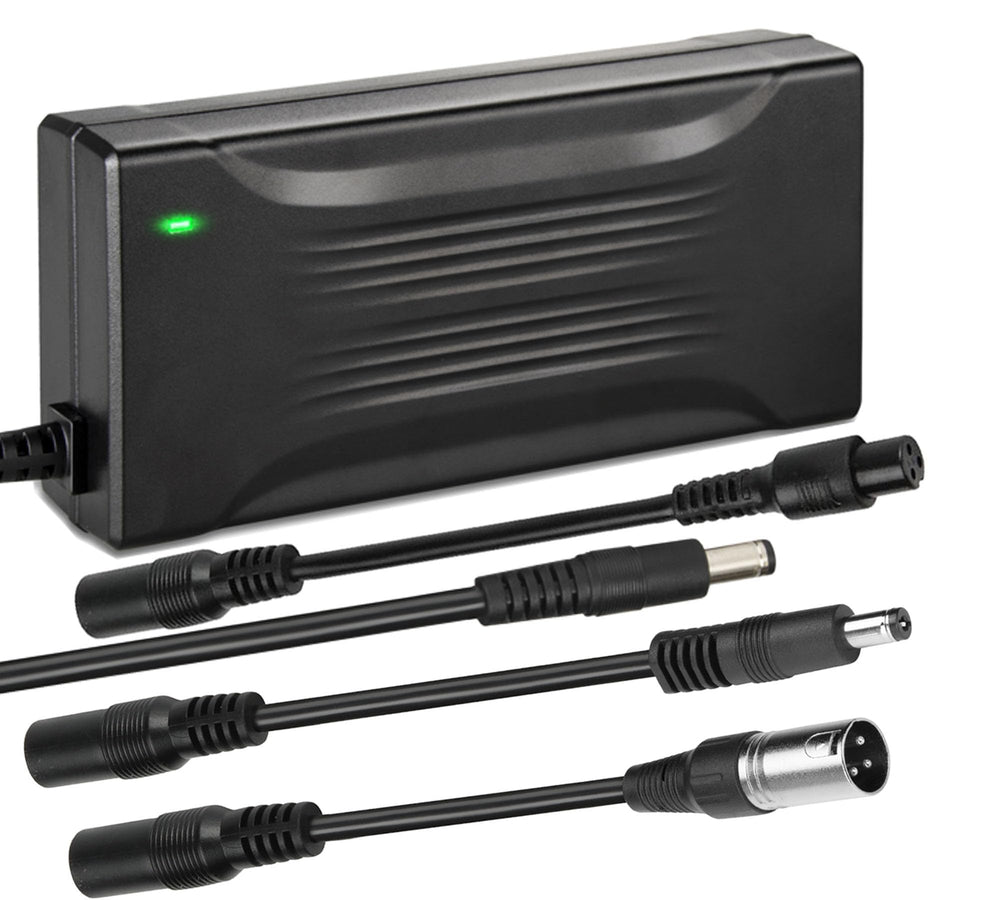 Xietongpo 54.6V charger front view, versatile for 48V Li-ion packs.