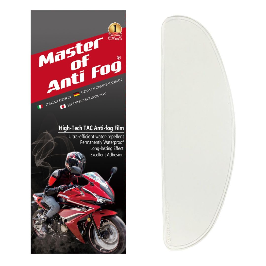 XII WANG YE anti-fog film on visor improves visibility in humid rides