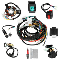 XIKOBY 110cc ATV wiring harness kit for clean power management