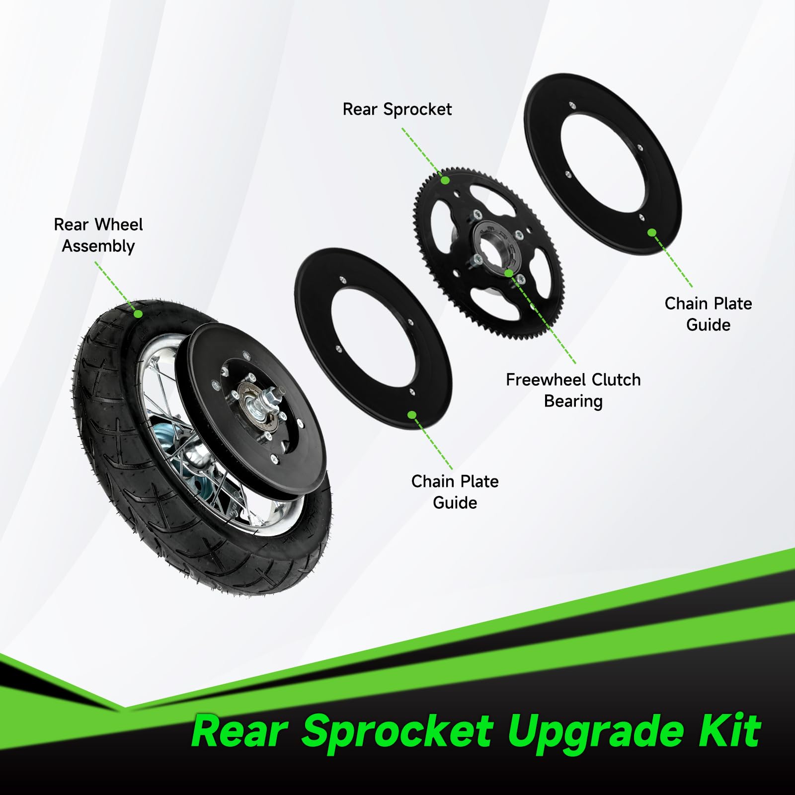 XIKOBY 25H 13T motor sprocket enhances torque delivery during climbs