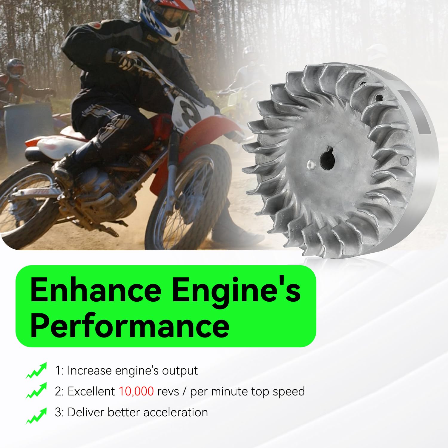 XIKOBY 2x 26lb valve springs included for stable valve operation.