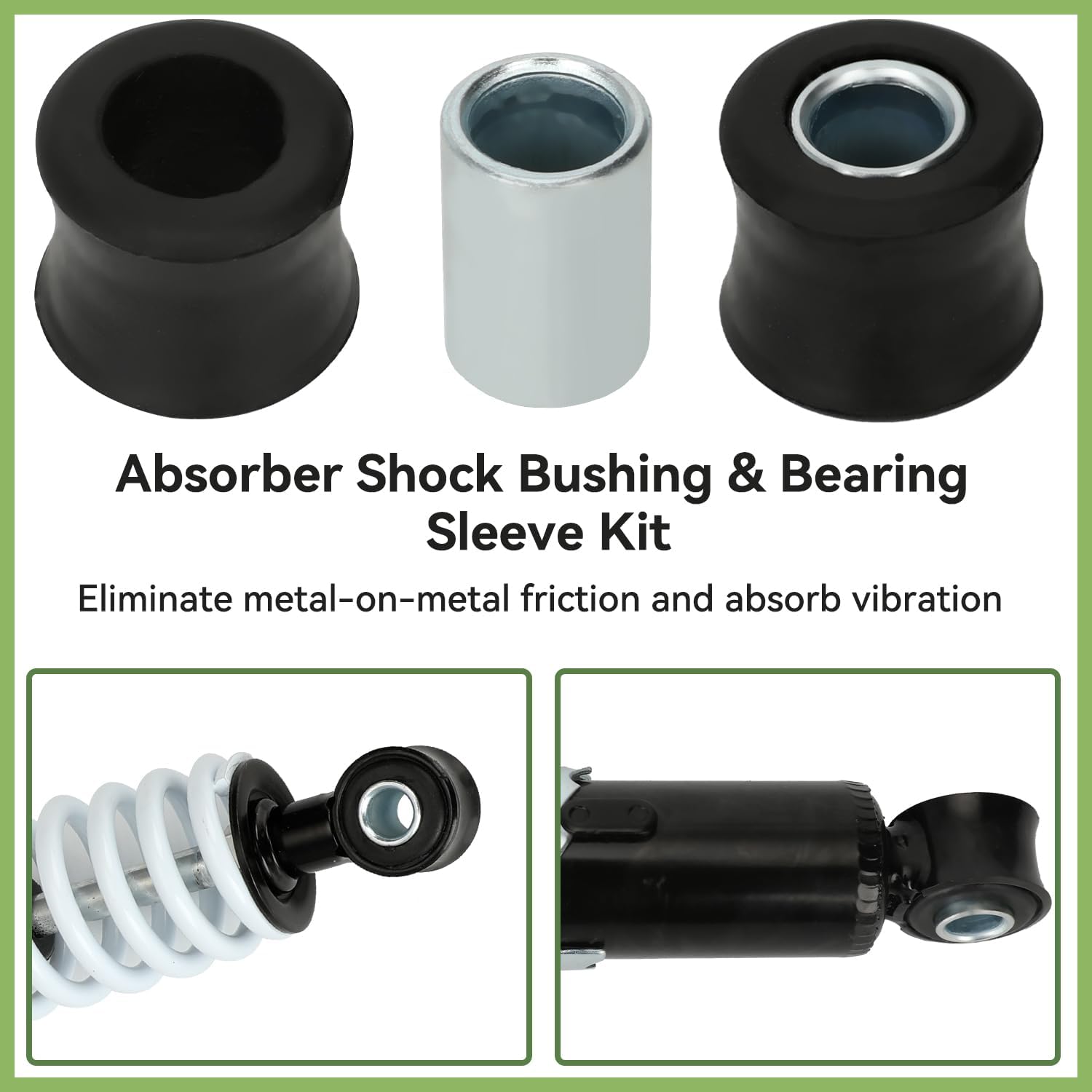 XIKOBY complete kit arrives with shocks, covers, sleeves, and hardware.