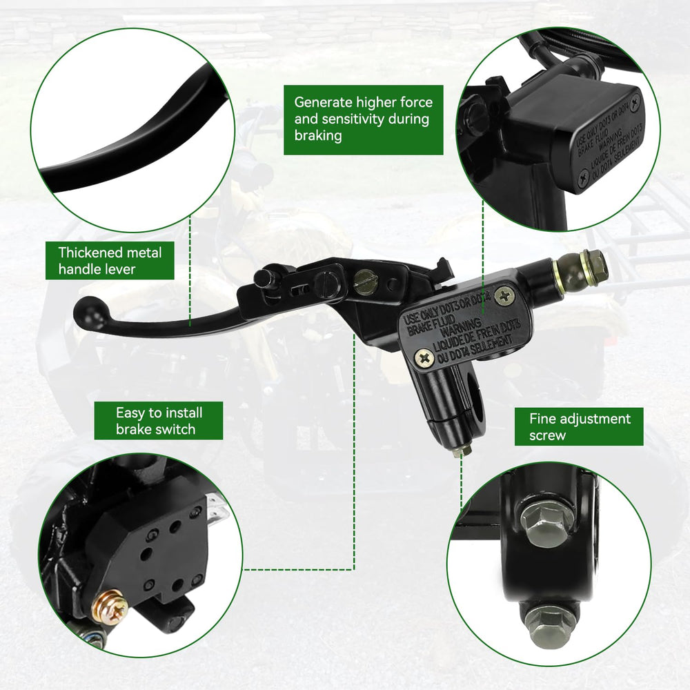 XIKOBY brake pads pair for dependable stopping power on ATVs