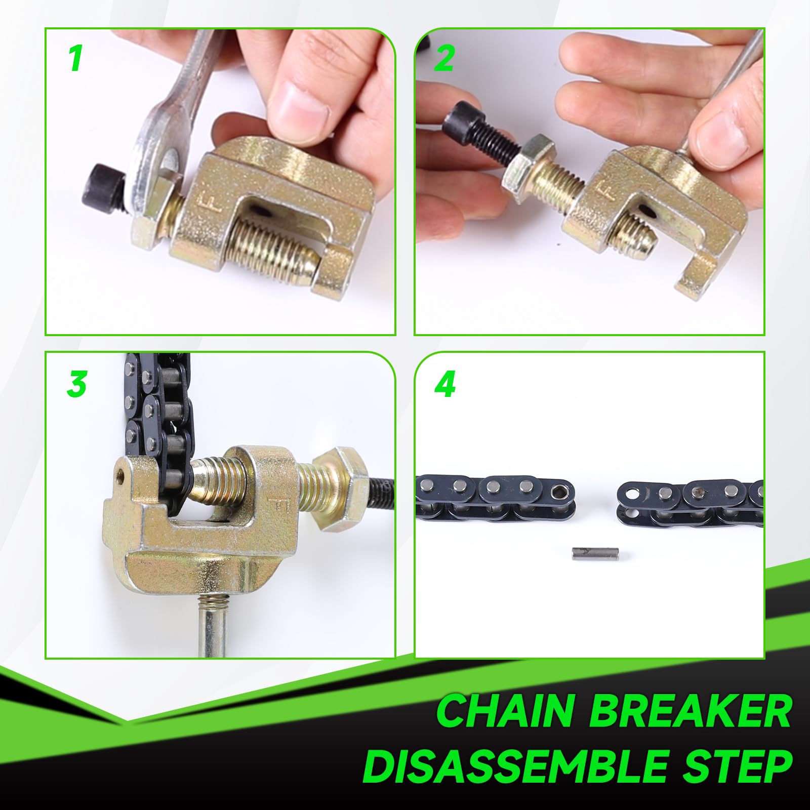 XIKOBY carbon-steel-chain-construction offers durability.