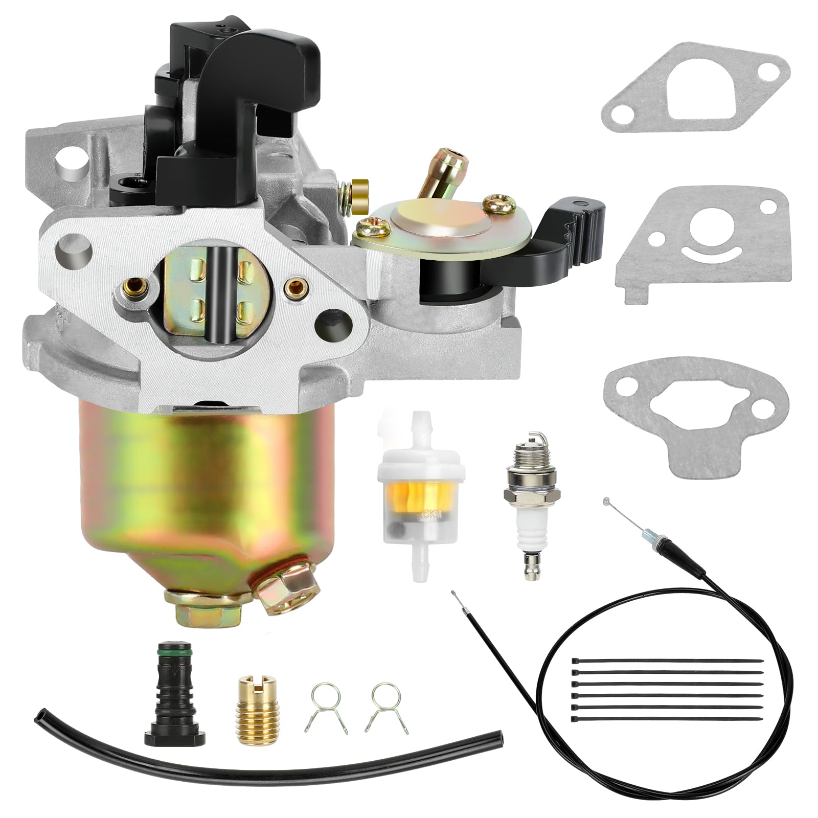 XIKOBY MMB80 carburetor close-up with precision jets for smoother idle