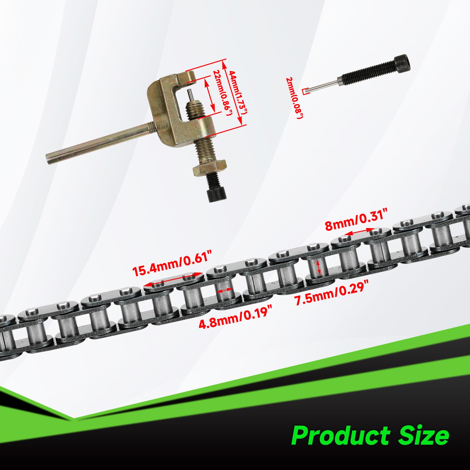 XIKOBY 134-link upgrade kit ready for hassle-free chain upgrades.