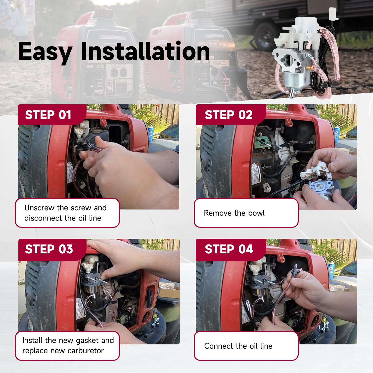 XIKOBY EU2000i gasket set for reliable seals