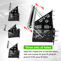 XIKOBY heavy-duty tray installed in an RV demonstrates reliable mounting.