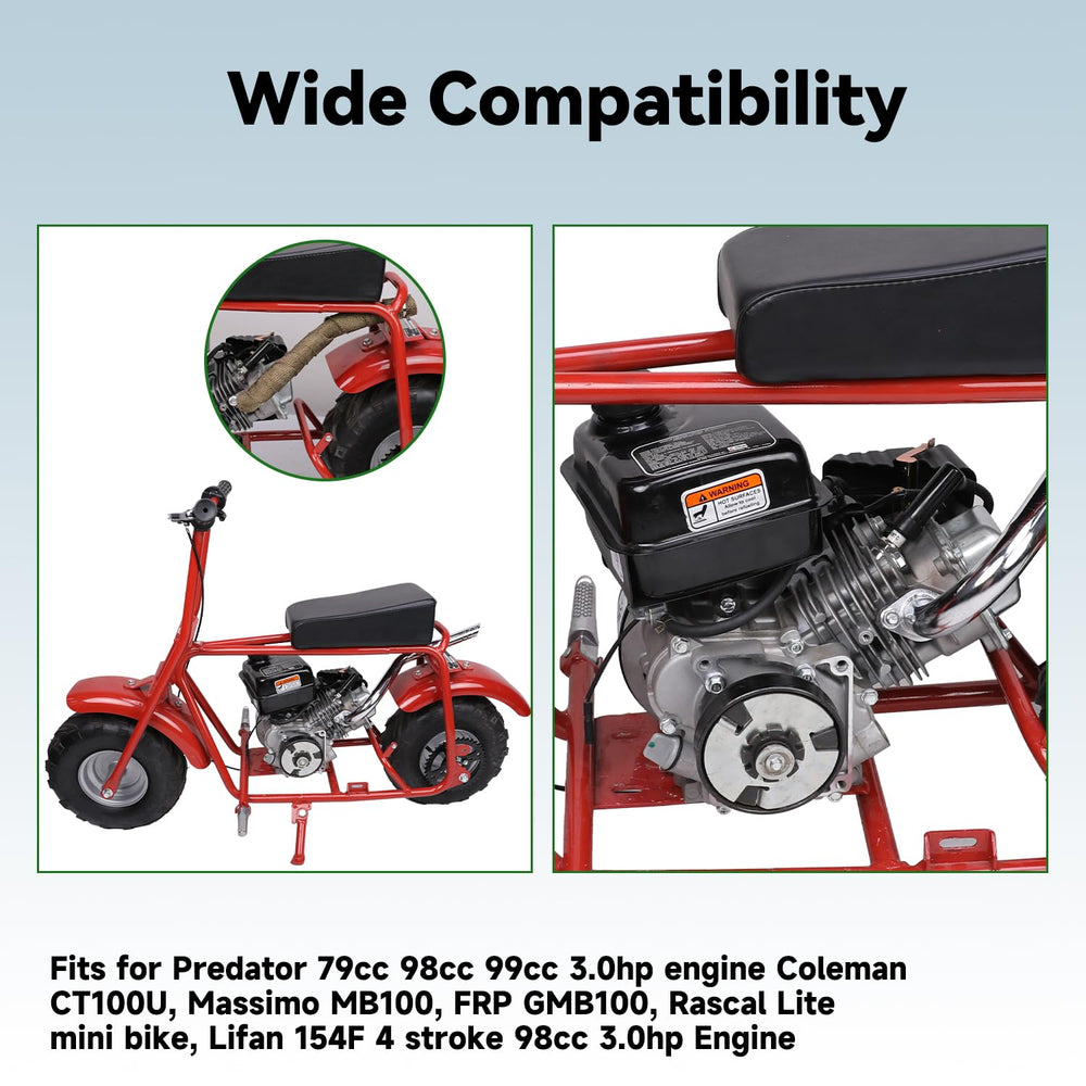 XIKOBY includes gasket, spark plug, lock washers and hardware for easy install