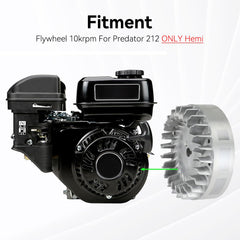 XIKOBY 10,000 RPM flywheel boosts throttle response and smoother revs.