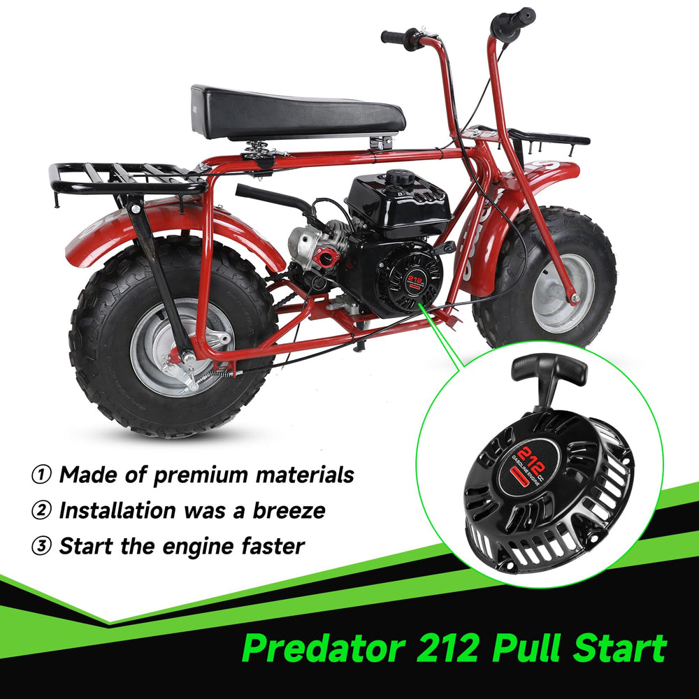 XIKOBY pull start for 196cc 6.5hp engine enables easier starts