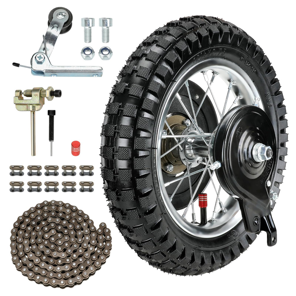XIKOBY rear wheel assembly for Razor MX350 MX400 enhances traction and stability