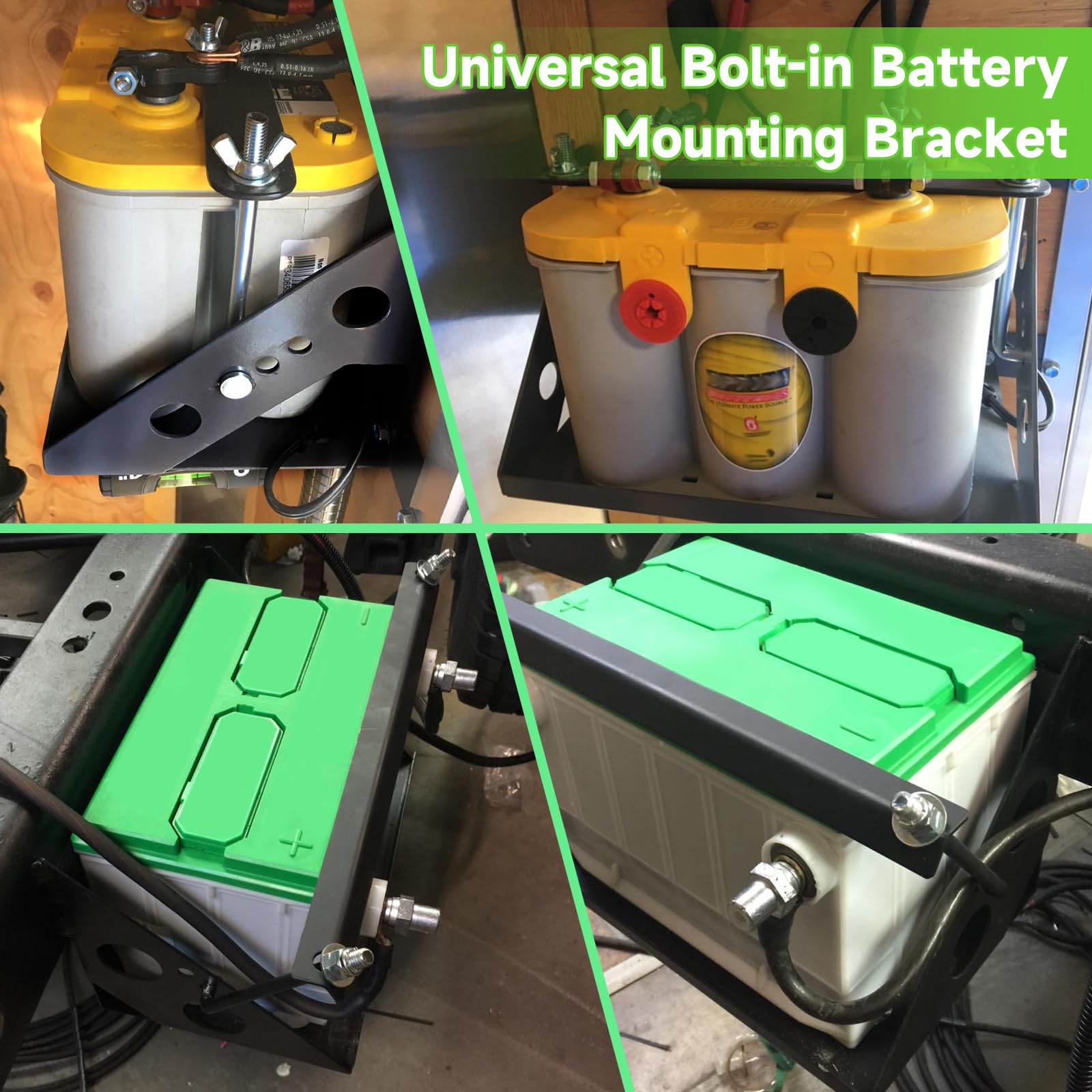 XIKOBY relocation kit in action secures extra battery space.