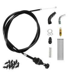 XIKOBY Rubicon 500 choke cable closeup shows flexible construction for smooth operation.