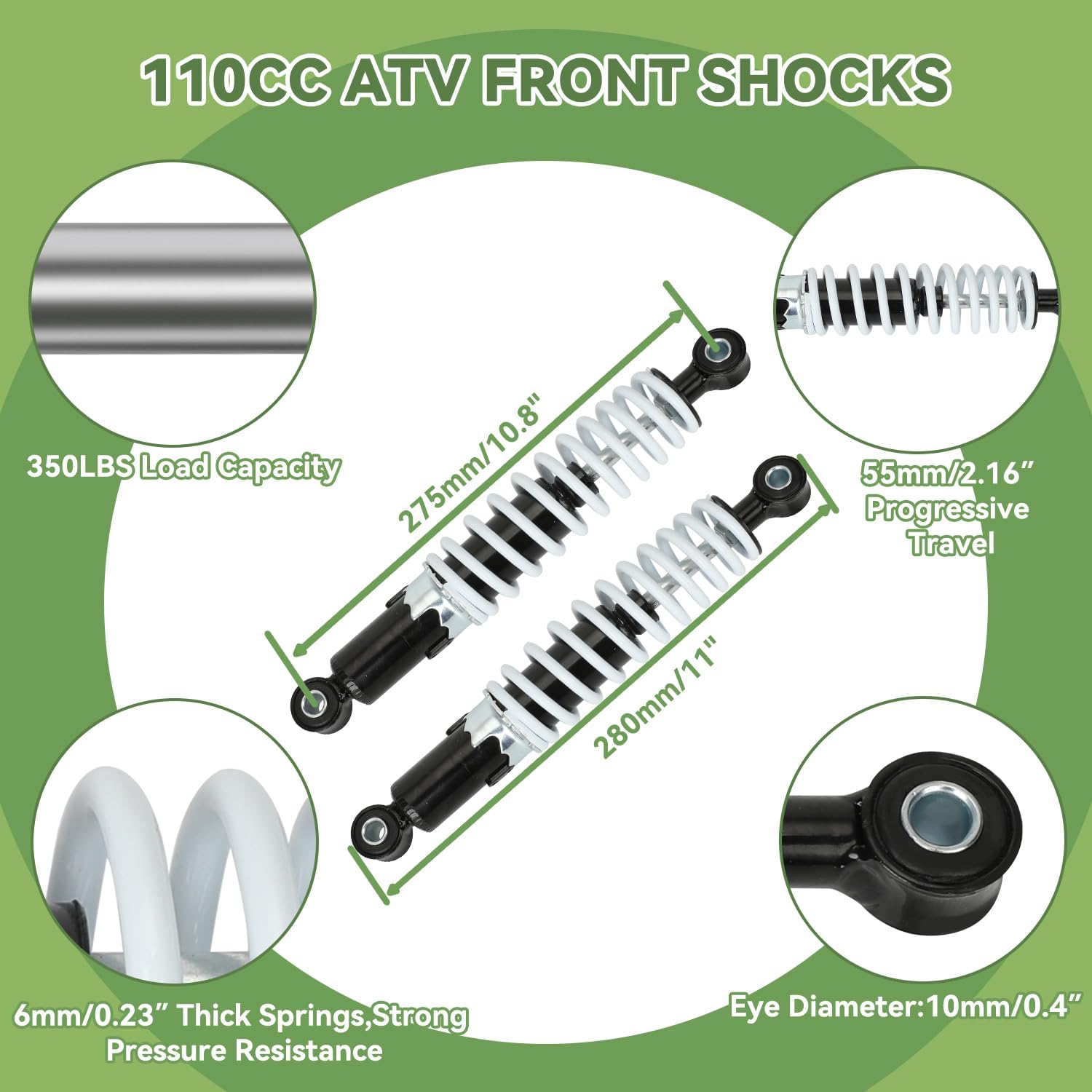 XIKOBY shock covers protect dampers from dust for longer life.