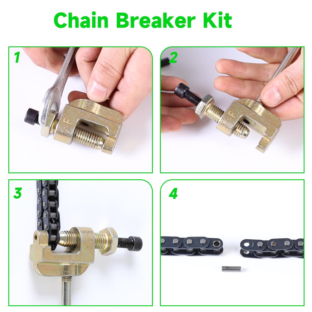 XIKOBY dirt bike chain kit supports easy installation and maintenance.