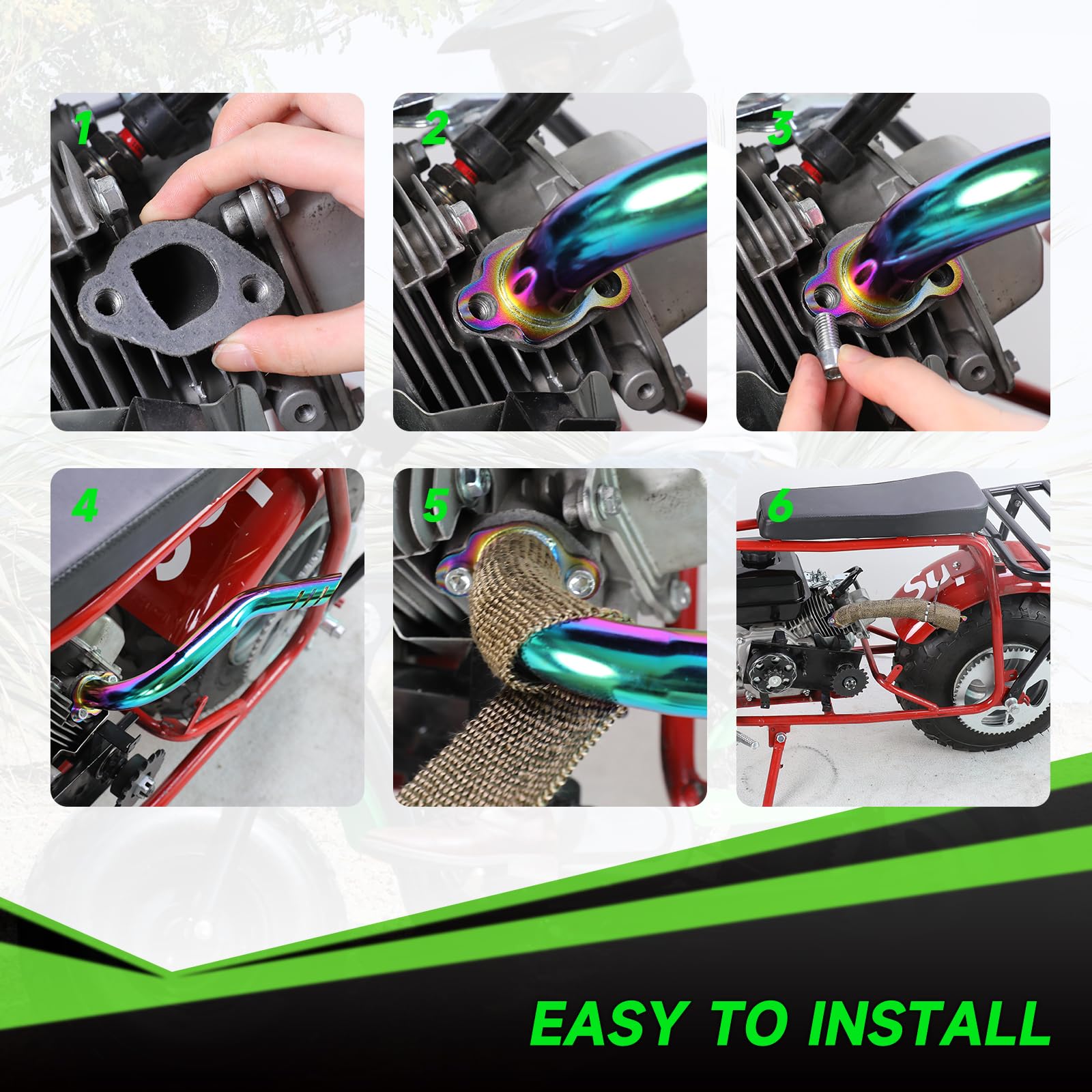 XIKOBY TIG-welded header detail showcases durable construction and stylish finish.